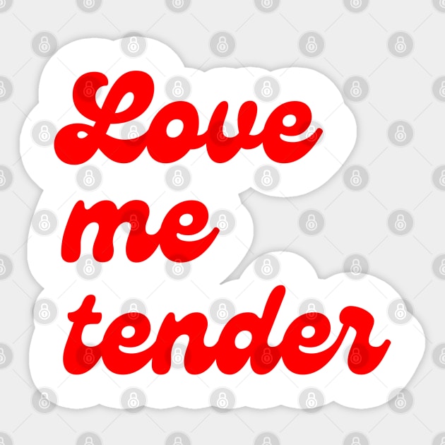 Love Me Tender Sticker by In Beauty We Trust